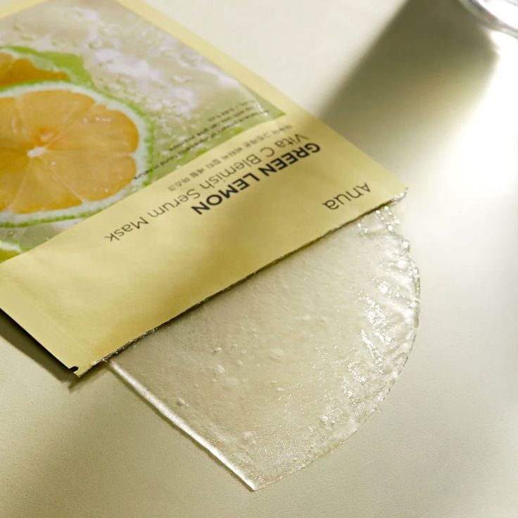 ANUA Green Lemon Vita C Blemish Serum Mask Sheet 25ml