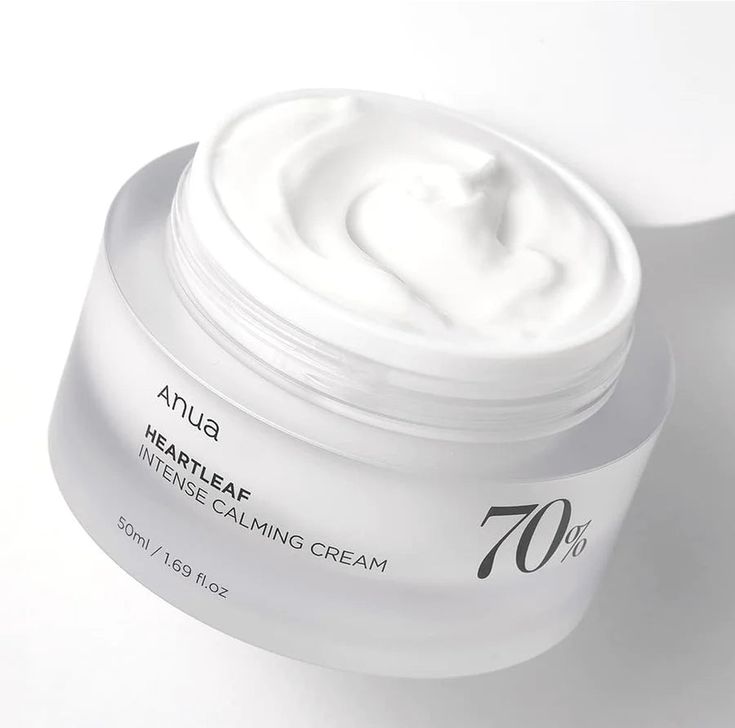 ANUA Heartleaf 70% Intense Calming Cream – Soothing Barrier Repair Moisturiser (50ml)