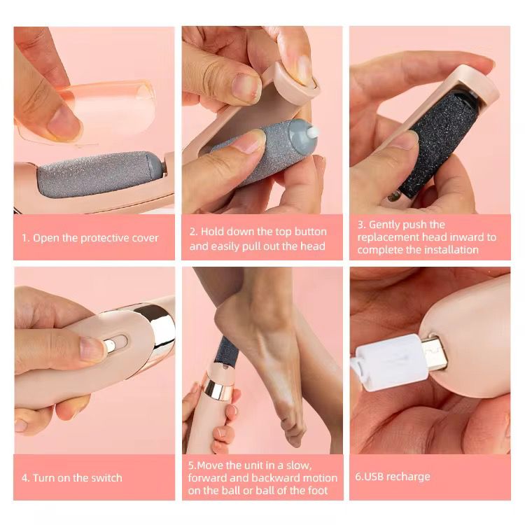 Electric Foot File Scraper Callus Remover Feet Matte Pedicure Tools Foot Rasp Removal Dead Skin Remover Foot
Care Tool