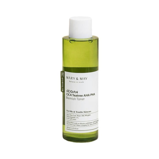 Mary & May Cica Tea Tree AHA PHA Blemish Toner 200ml