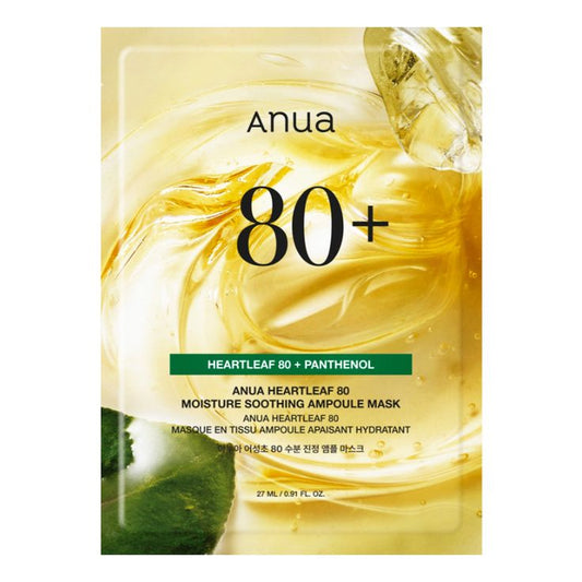ANUA Heartleaf 80 Moisture Soothing Ampoule Mask – 27ml