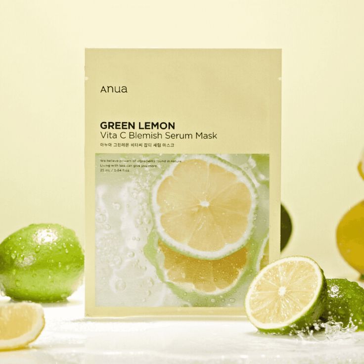 ANUA Green Lemon Vita C Blemish Serum Mask Sheet 25ml