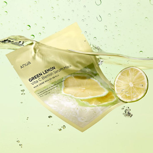 ANUA Green Lemon Vita C Blemish Serum Mask Sheet 25ml