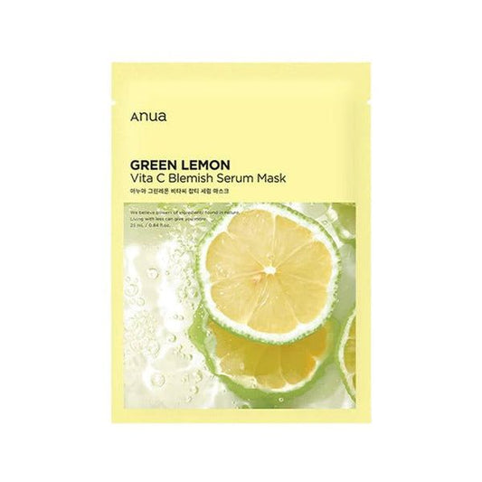 ANUA Green Lemon Vita C Blemish Serum Mask Sheet 25ml