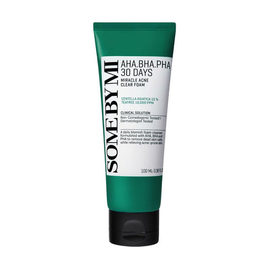 SOME BY MI AHA BHA PHA 30 Days Miracle Acne Clear Foam 100ml